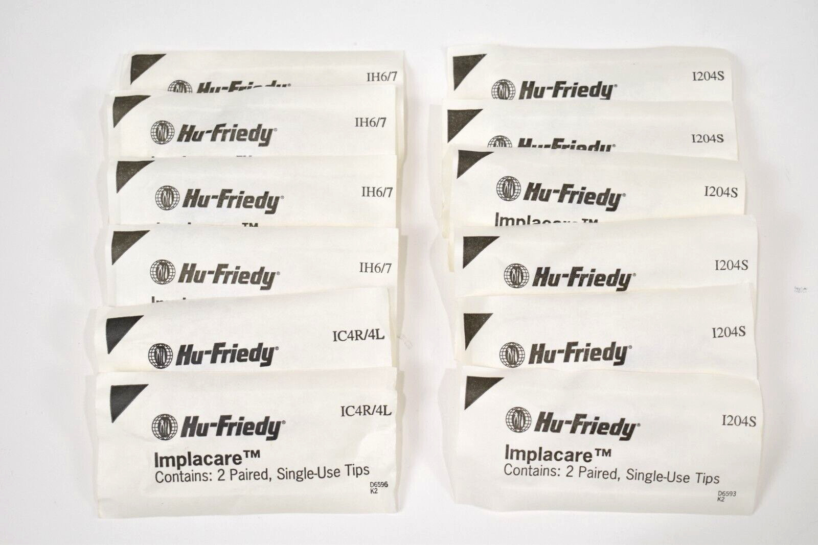 HU-FRIEDY Dental Implant Care #IMPHDL6 SATIN STEEL #6 HANDLE with PLASTEEL Tips
