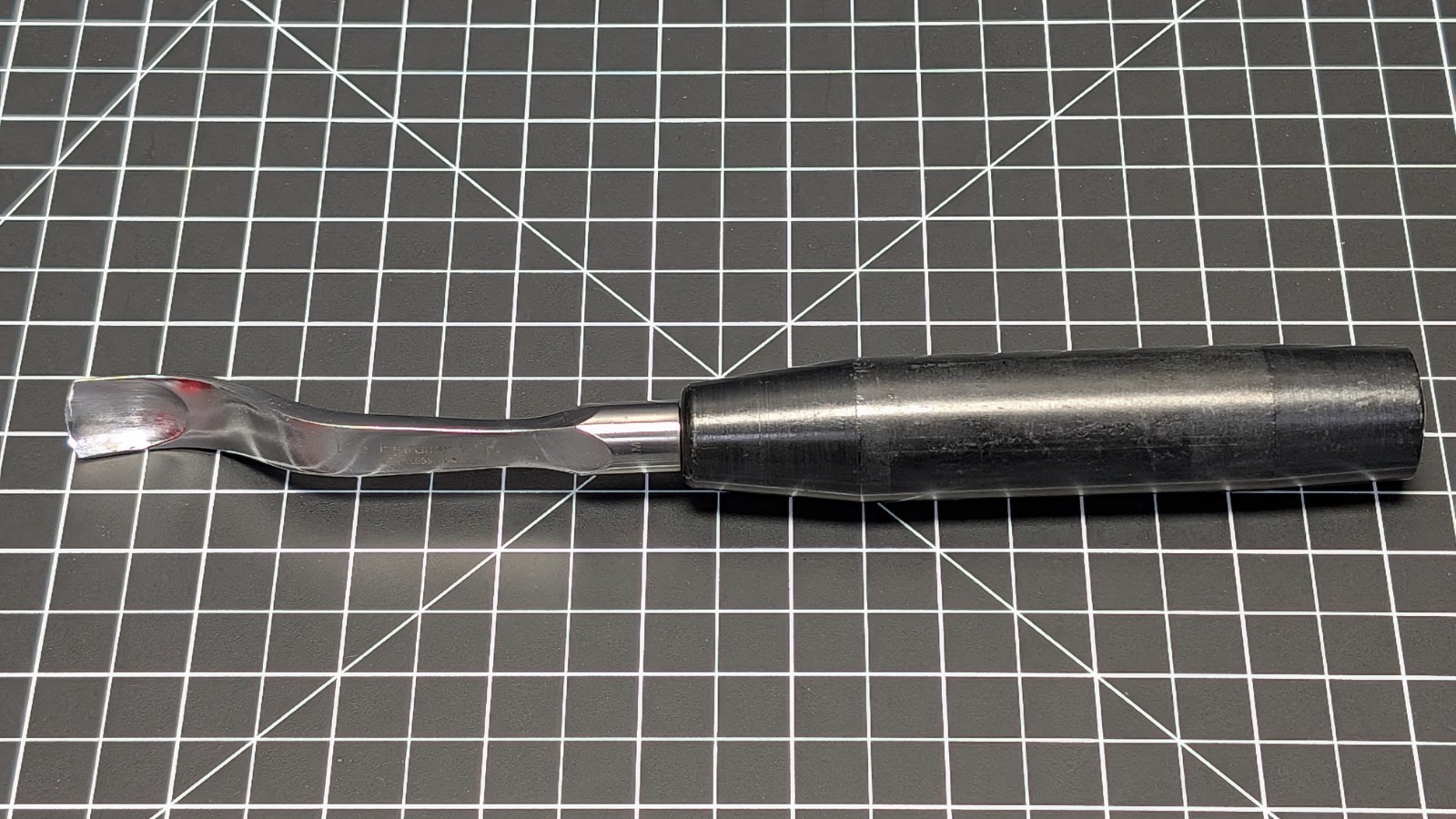 Life Instrument Co. USA 16mm Capener Lamina Gouge 752-9516-0 stainless surgical