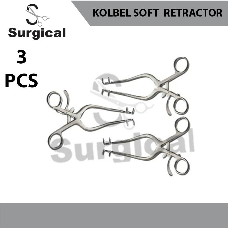 Kolbel Soft Tissue Retractors 3 Pcs Set Premium Quality Orthopedic Instruments
