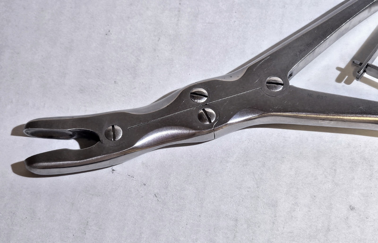 V. Mueller XUDC 10 Orthopedic Bone Rongeur Surgical Instrument