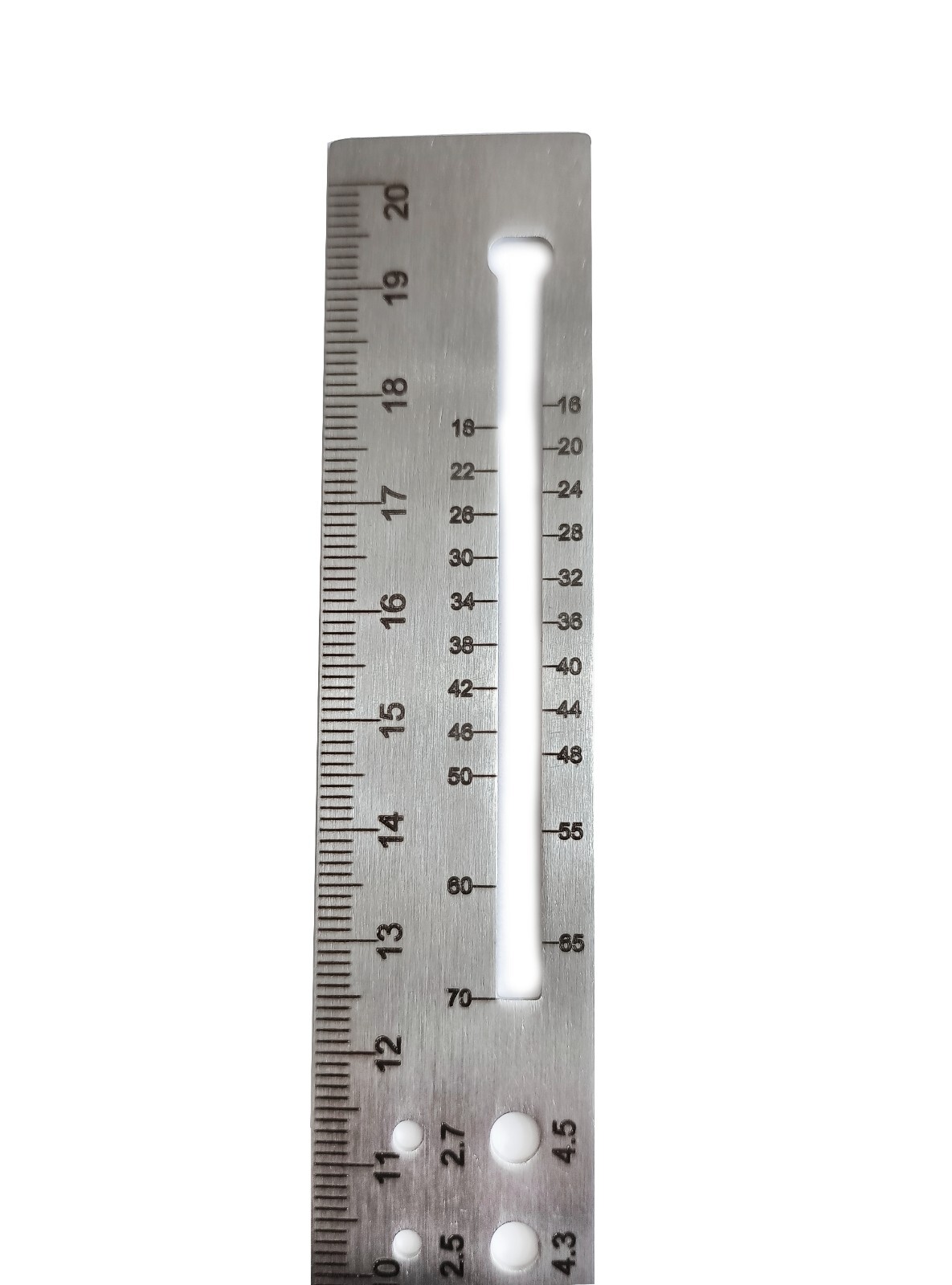 Measuring Gauge Scale for K -Wire and Screw Lot of 2 pcs Orthopedic instrument
