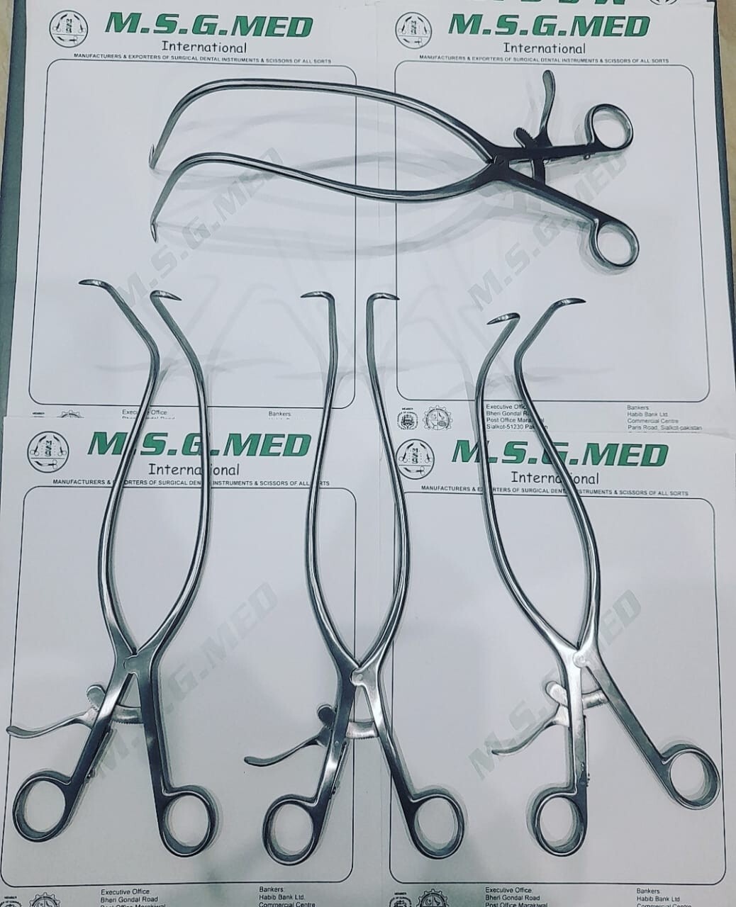 Spinal Surgery Orthopedic Long Gelpi Laminectomy Retractors 3 PCS Set Offer