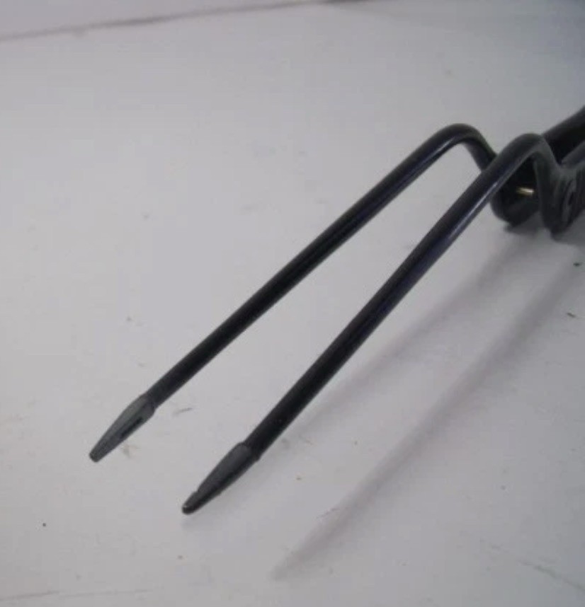 Stryker 7.5″ 1.2mm Tip Bayonet SilverGlide Non-Stick Irrigating Bipolar Forceps!