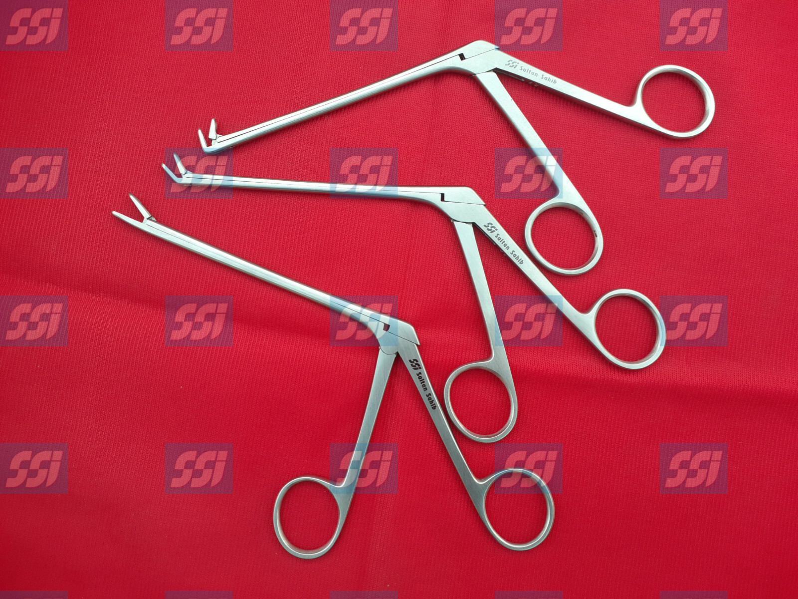 Blakesley-Wilde Nasal Forceps Set For Rhinoscopy straight , 45 & 90 degree tip