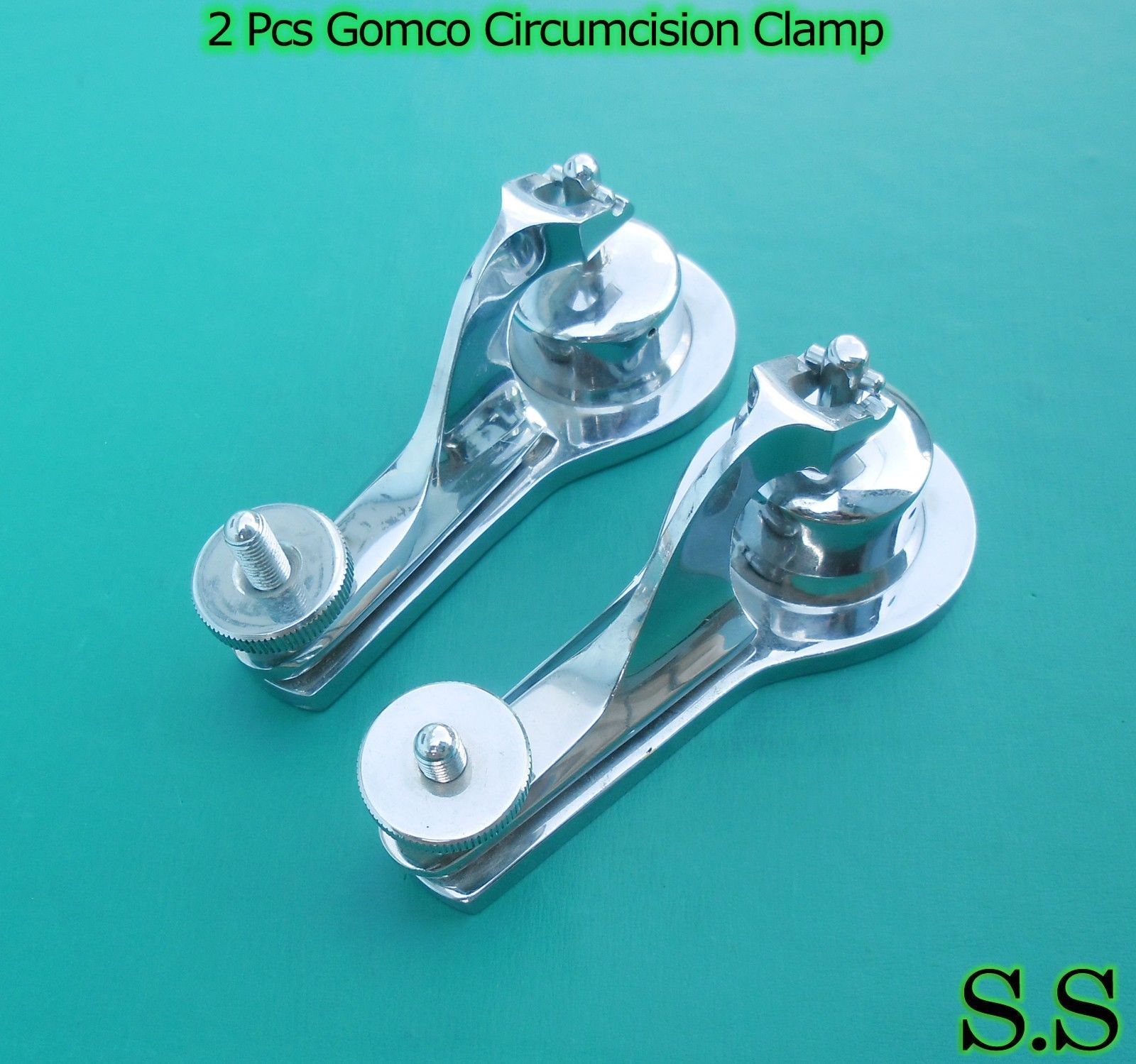 2 PCS Gomco Circumcision Clamp 3.4cm & 3.5cm Surgical Instruments