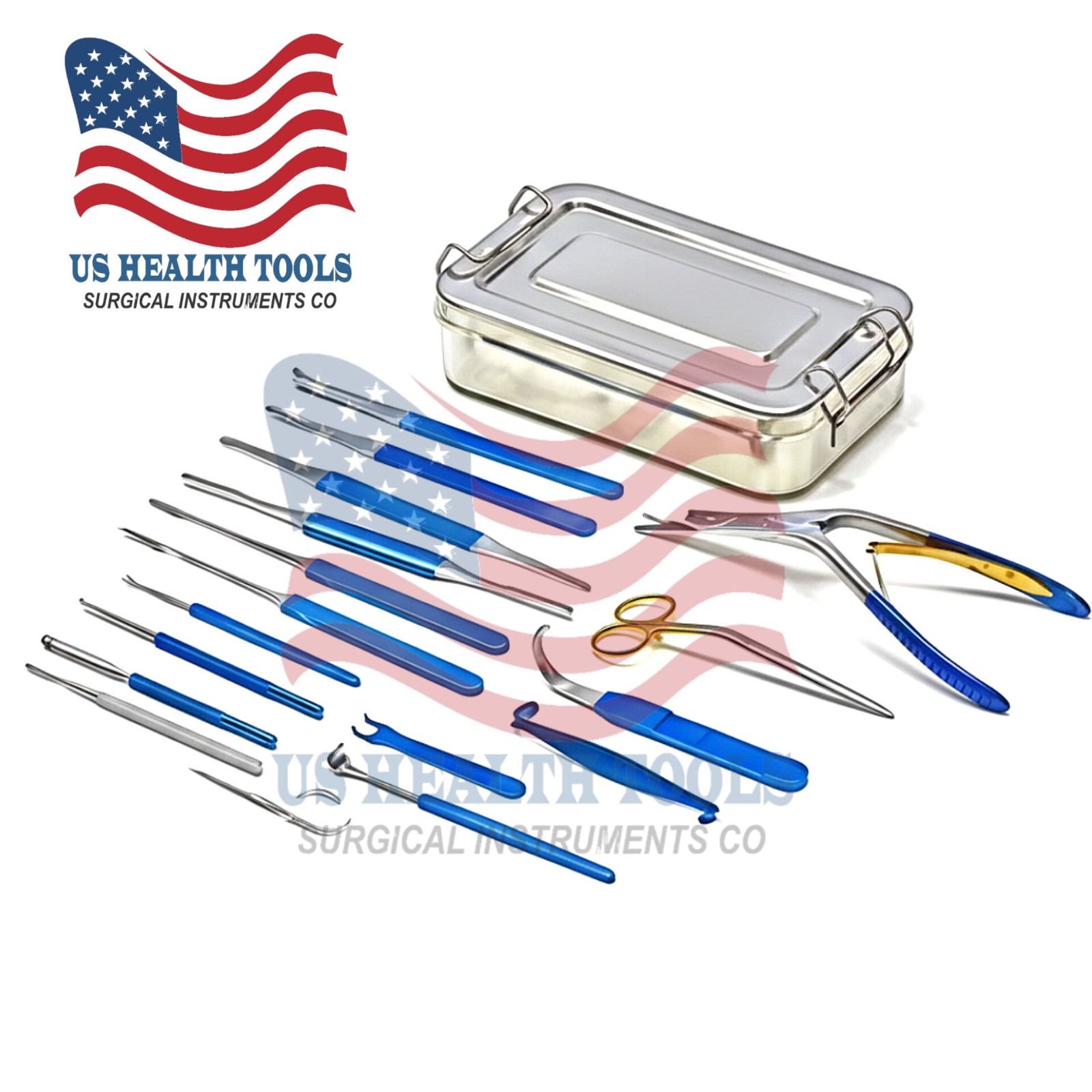Teo Rhinoplasty Instruments Set German Stainless Steel Plastic Surgery