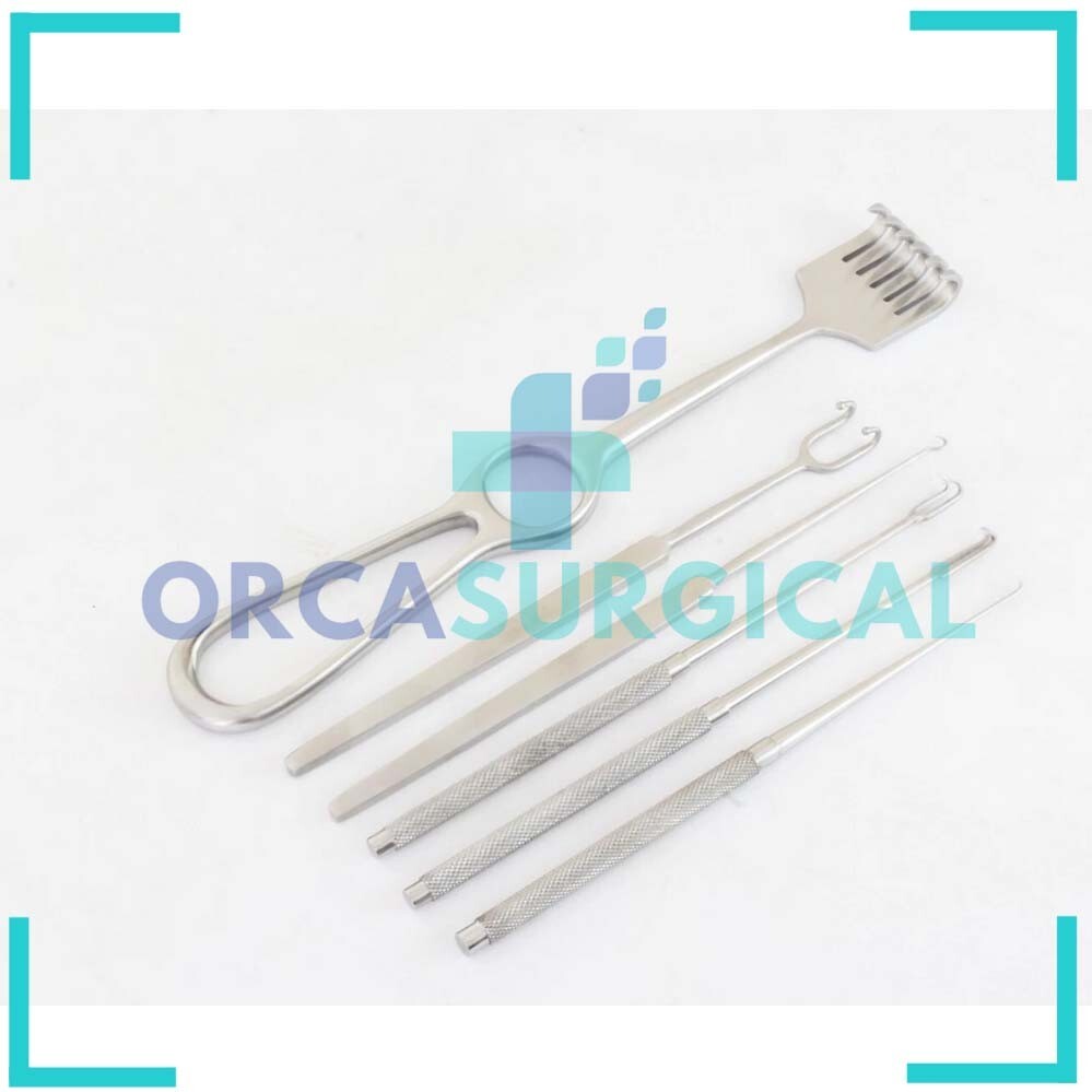 Skin Hook Surgical Retractors Fomon Volkman Joseph Gillies Instruments 6 PC