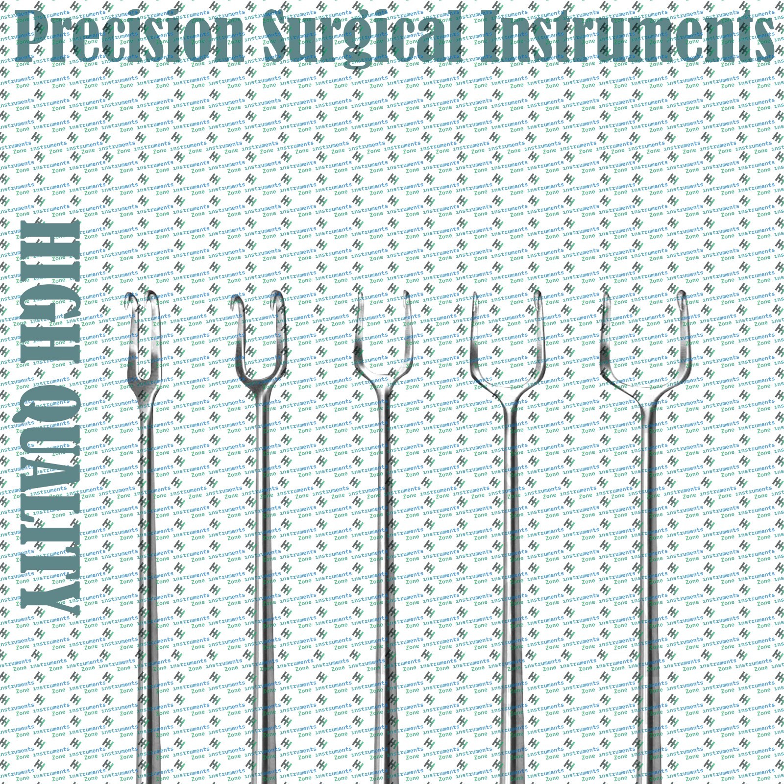 Set Of 5 Double 2 Prong Joseph Skin Hook 6.25″ 5mm Dermal Surgical Instruments