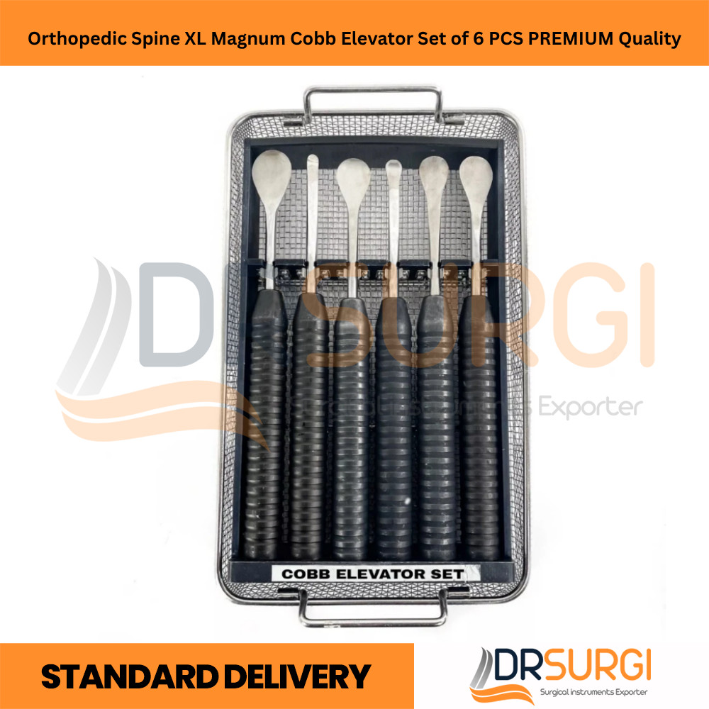 Orthopedic Spine XL Magnum Cobb Elevator Set of 6 PCS PREMIUM Quality