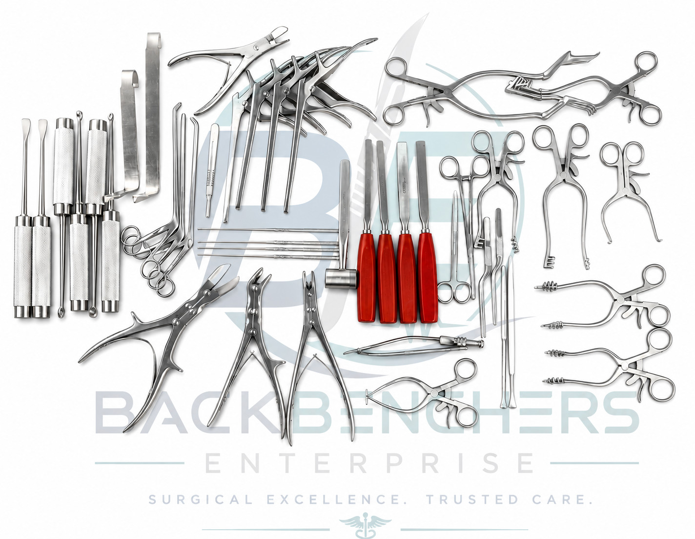 Spine Laminectomy Set 45 Pcs Complete Orthopedic Surgical Instruments set