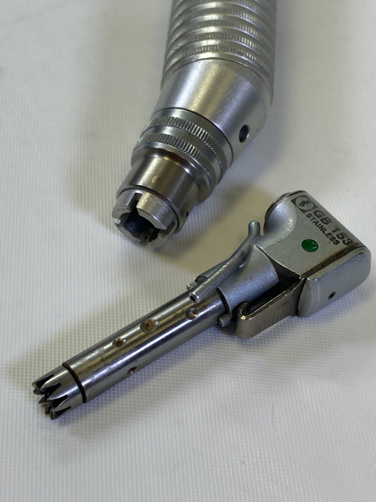 Aesculap GB151 GB153 Micro Line Contra Angled Drill Attachment w Irrigation Port