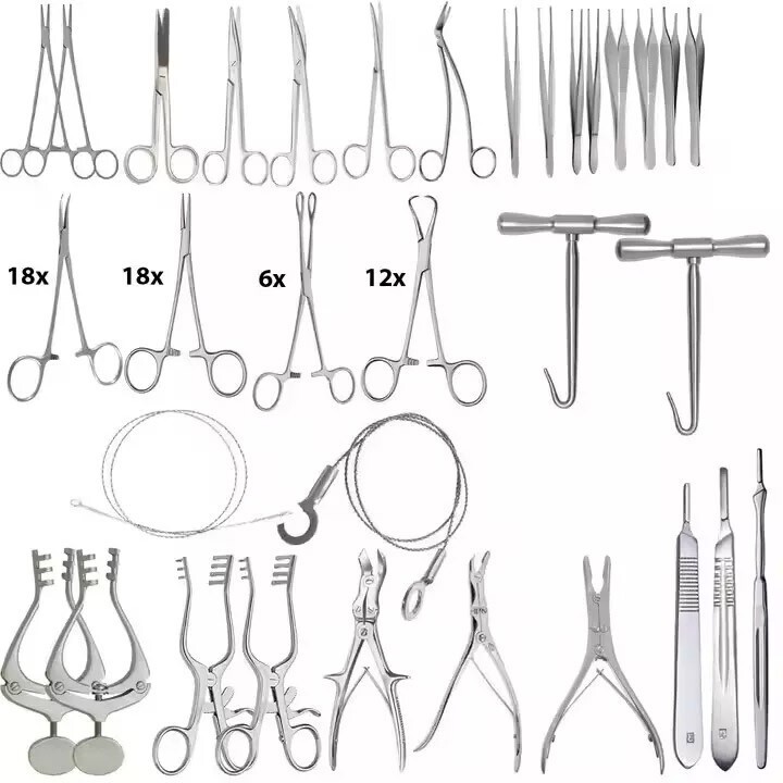 Cranial Brain Tumor Neuro Craniotomy Set 91 Pcs Basic Neurosurgery Spinal surger