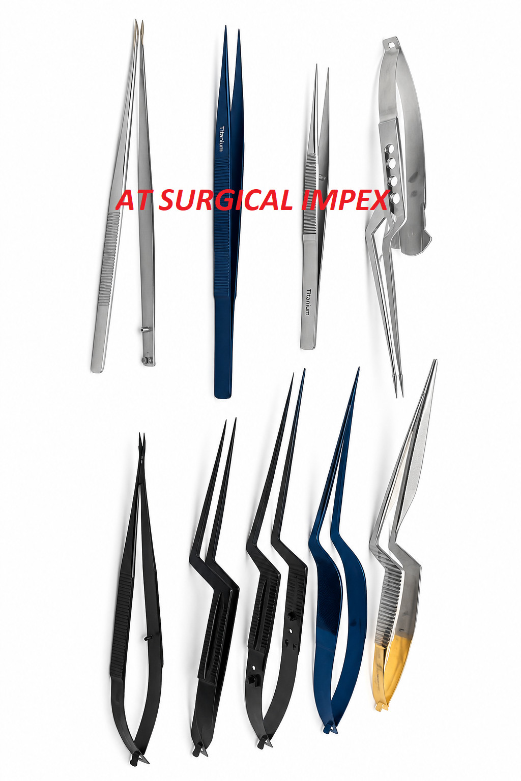 Kamiyama Micro Neuro Surgery Instrument Set 10 Pcs Precision Tools