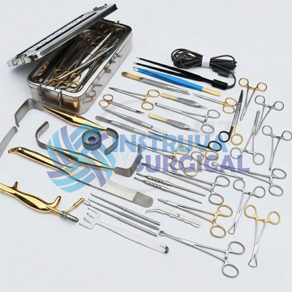 Tebbetts Breast Surgery Instruments Set of 38Pcs Tebbereast Augmentation Surgery