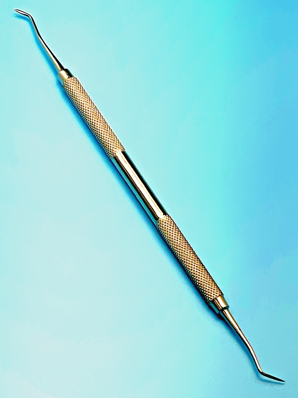Set of 3 Dental Carvers Hollenback 1-2, Solid Round Handle