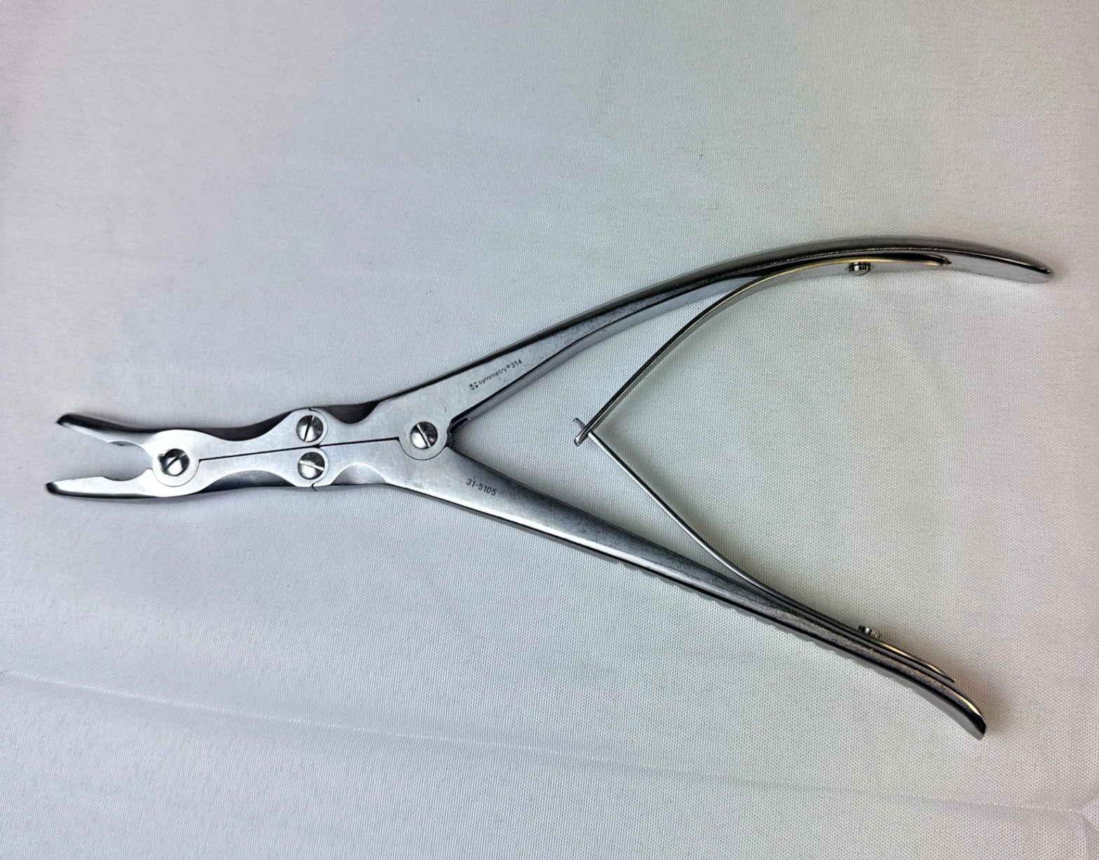 Symmetry 31-5105 Leksell Rongeur 5 mm, Slightly Curved Handle, 9 in