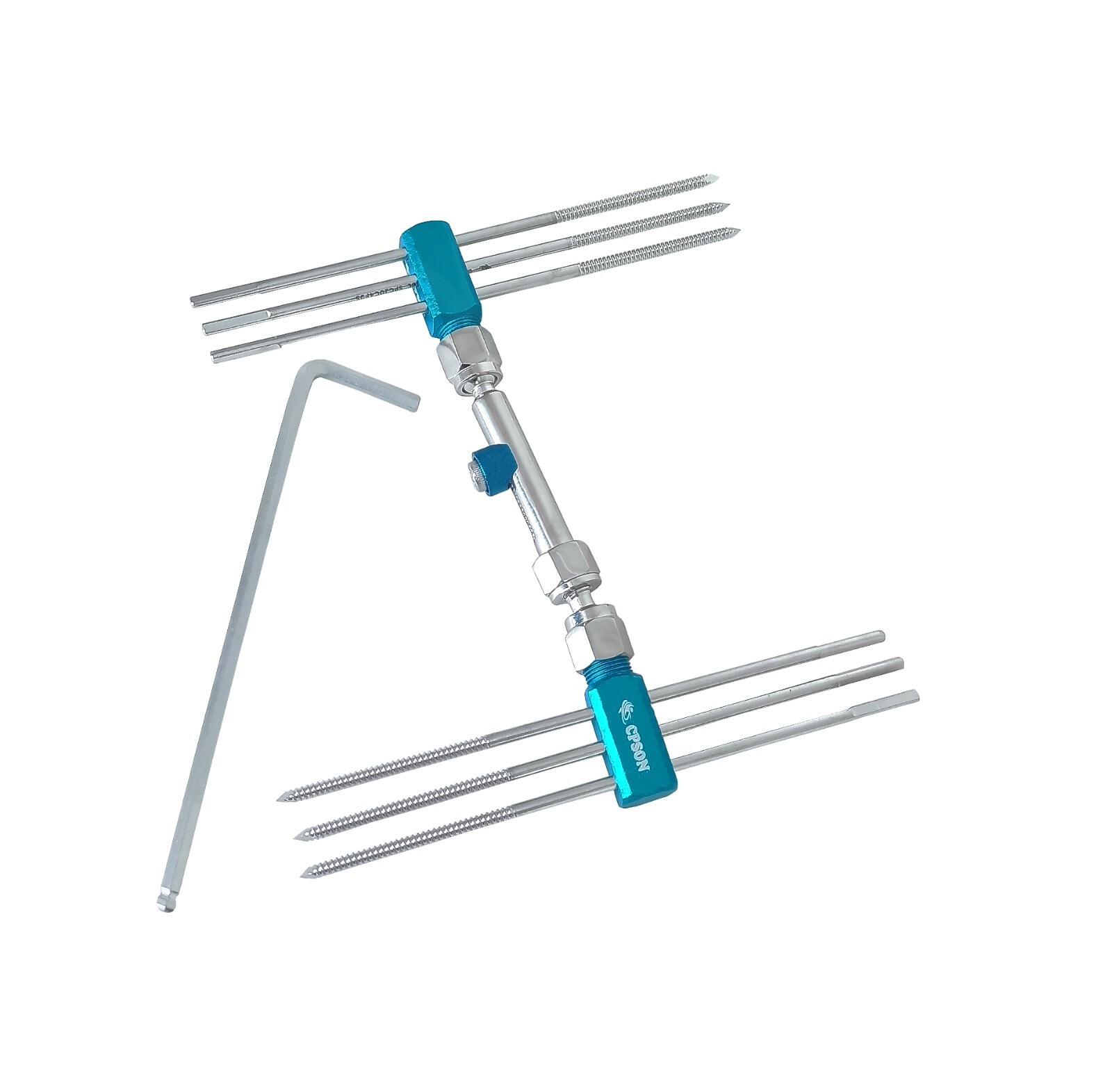Veterinary Fracture Surgery Colles External Fixator 145mm Set with Allen Key