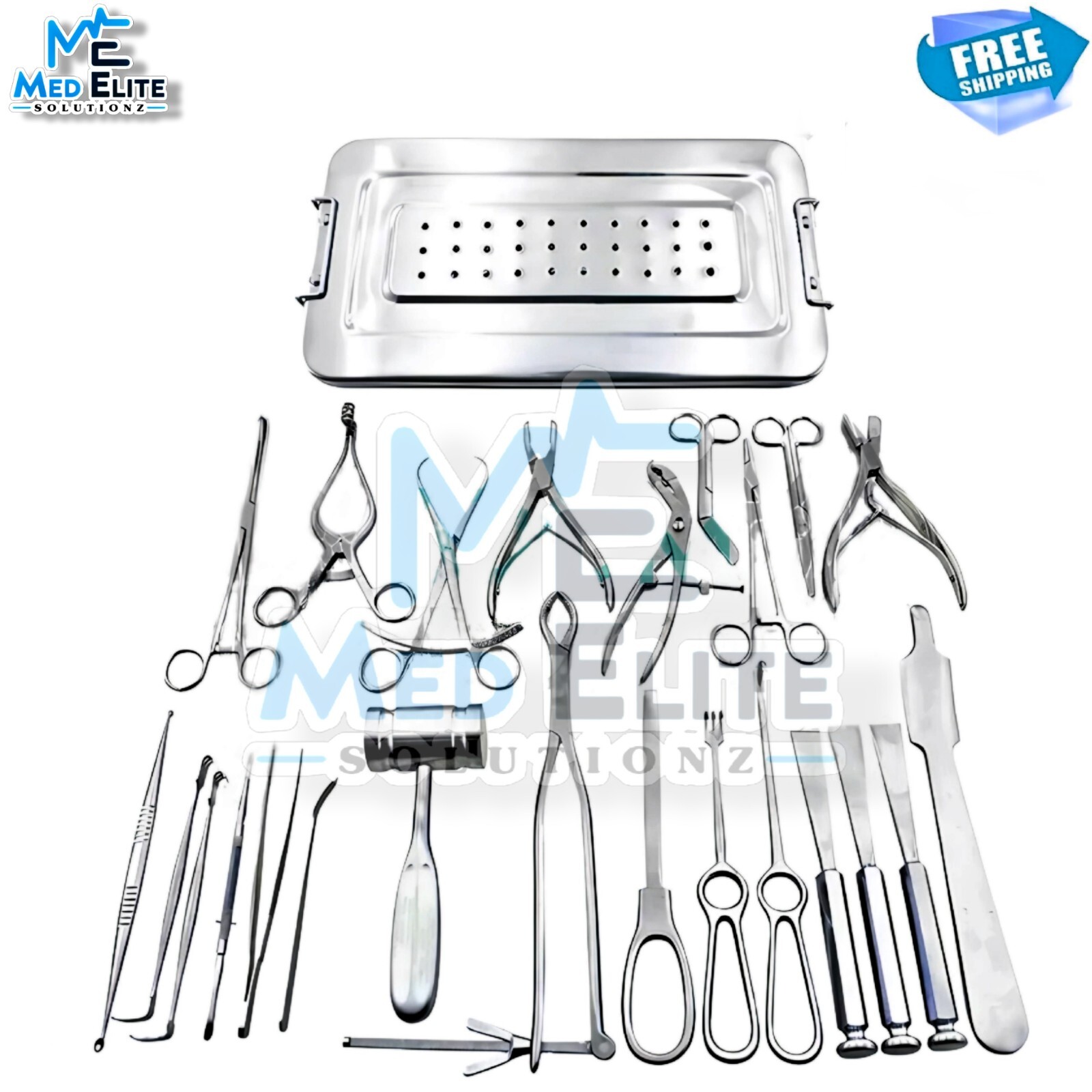 Basic Orthopedic Surgery 25 Pcs Set Surgical Orthopedic Instruments Kit