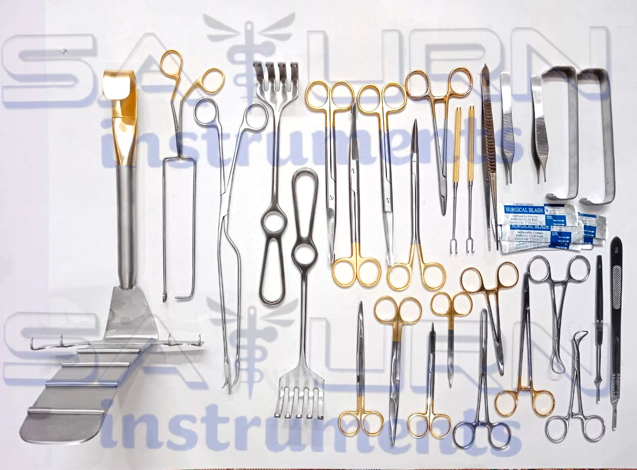 Abdominoplasty Tummy Tuck Surgery Set of 30 Pcs, Plastic Surgery Instruments