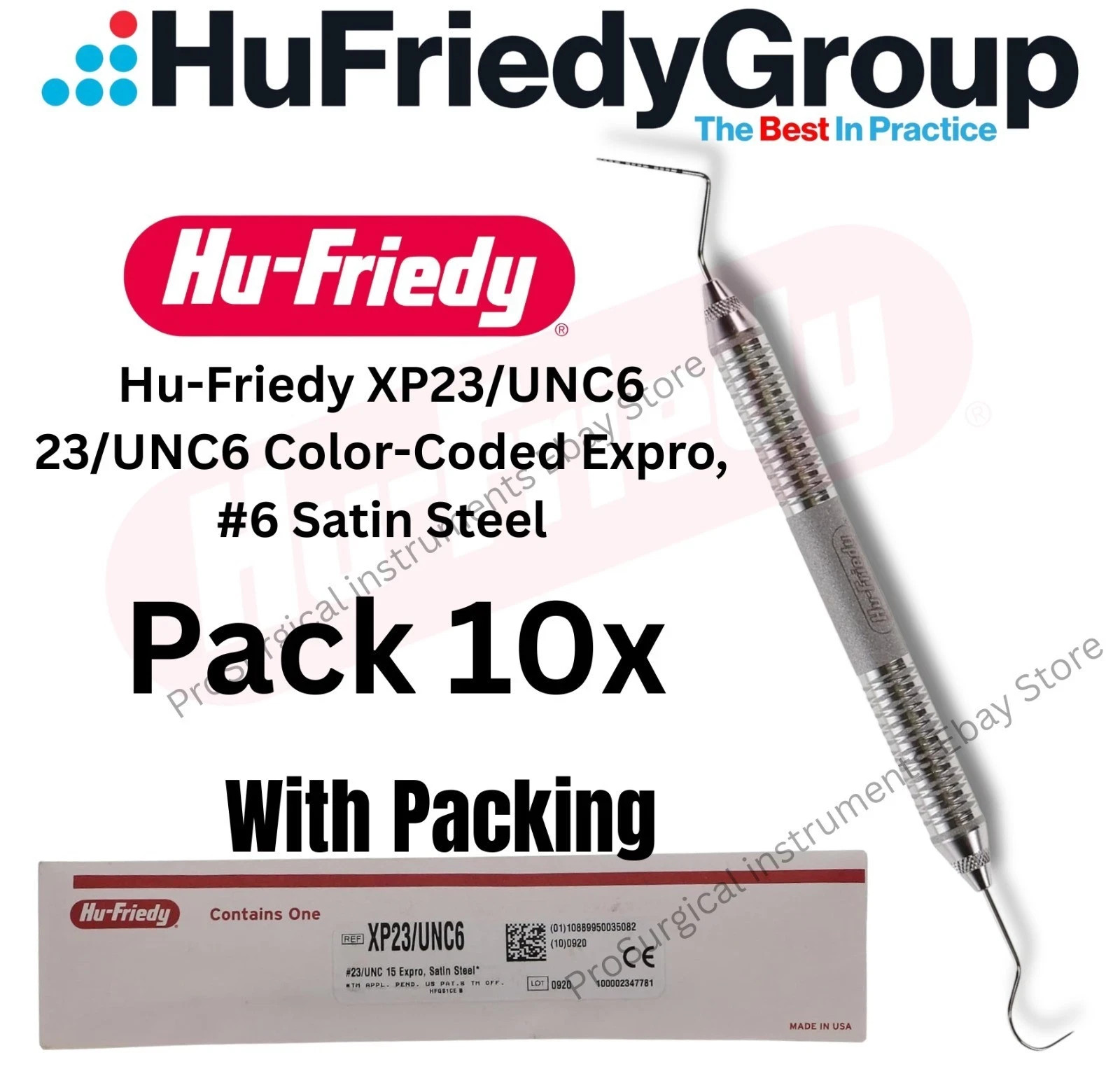Dental #23/UNC15 Color Coded Expro XP23/UNC6 HU FRIEDY