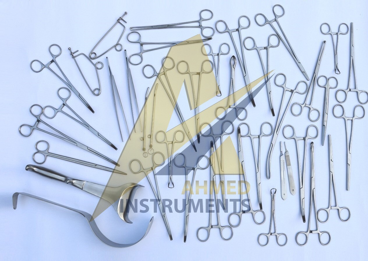 Hysterectomy Abdominal Surgery Set 62 Pcs Vaginal Hysterectomy Instruments Set