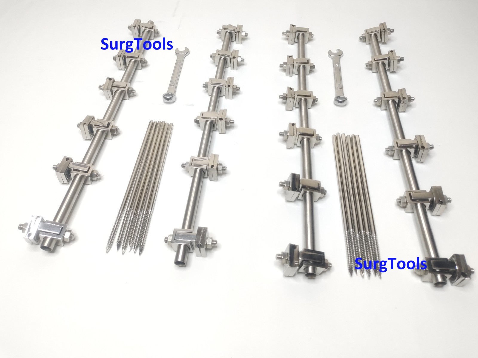 AO External Fixator Set Distal Radius 2.4 Tibia 4.5 and Femur 5.0 (3 Sets)