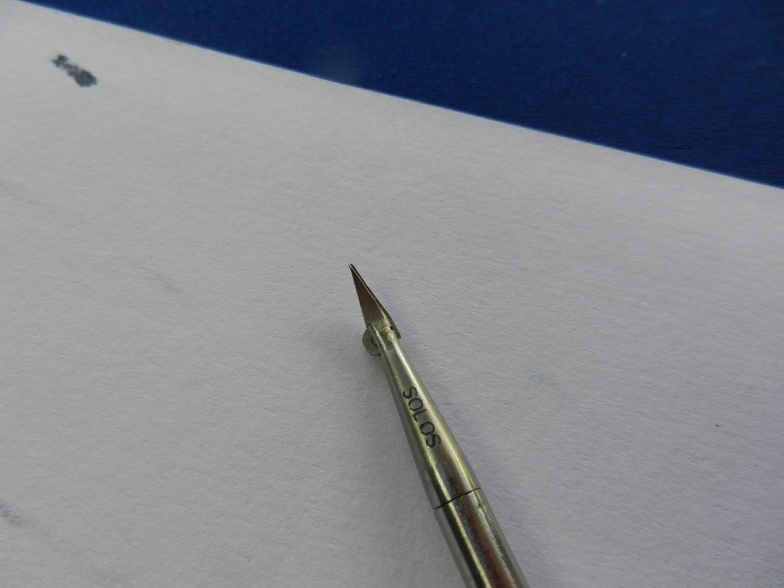 E7547 Solos GS2000 Micro Curved Left Sharp Scissors 5mm x 32cm