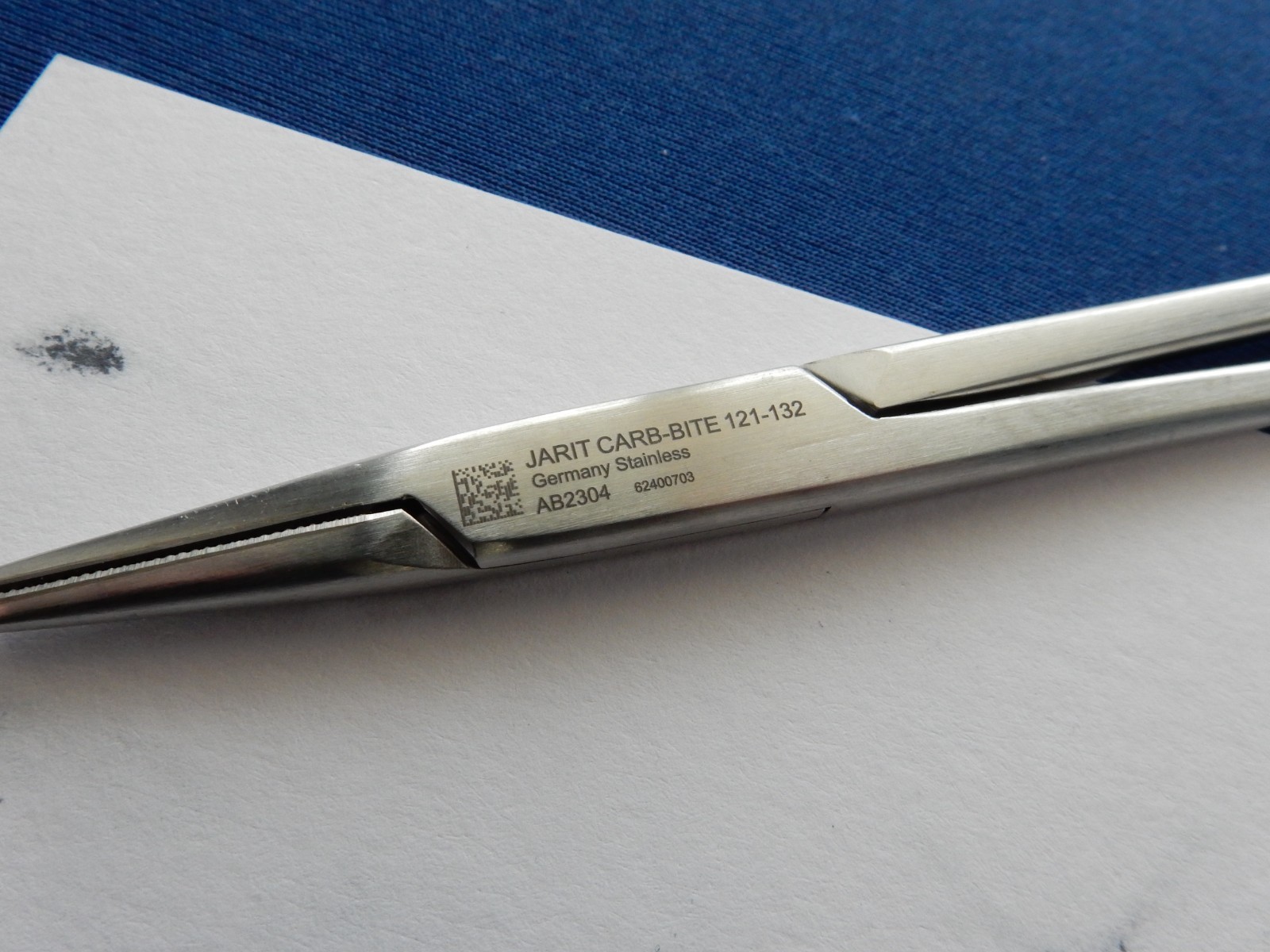 Jarit 121-132 Carb-Bite Crile-Wood Needle Holder