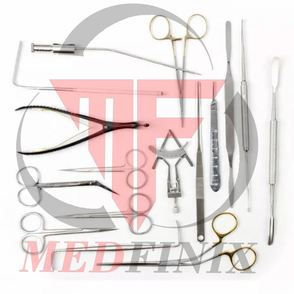 16 Pcs Nasal Plastic Surgery Instrument Set , Rhinoplasty Set Surgical