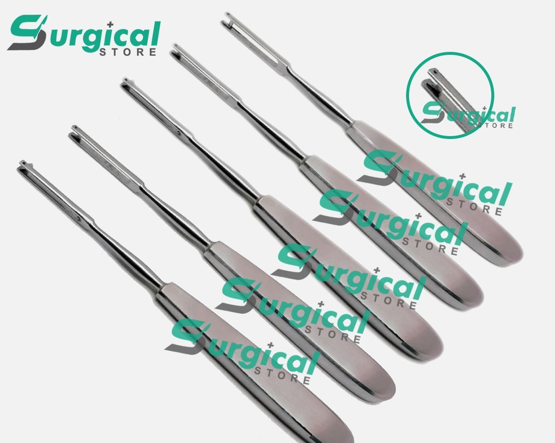 Ballenger Swivel Knife 7.75 Straight 3mm wide 5 PCs Set Surgical instruments S.S