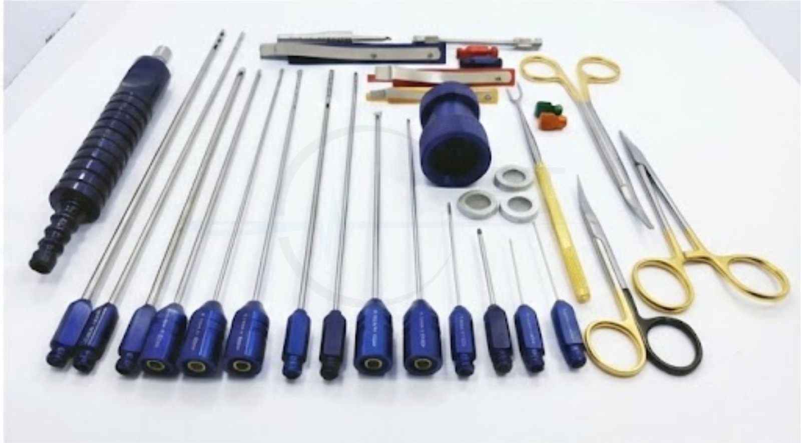 Liposuction Complete Cannulas Set For Face and Neck Surgery