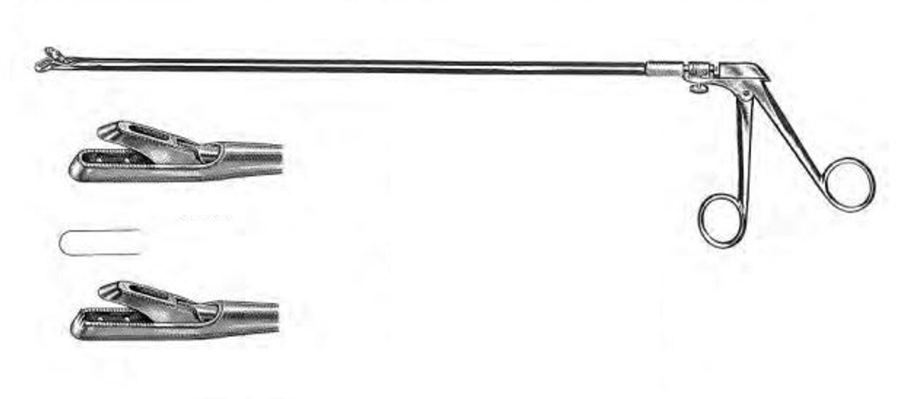 Yeoman Biopsy Forceps, 14″, Rotating Shaft, 4 x 8 mm Bite with Basket with Teeth