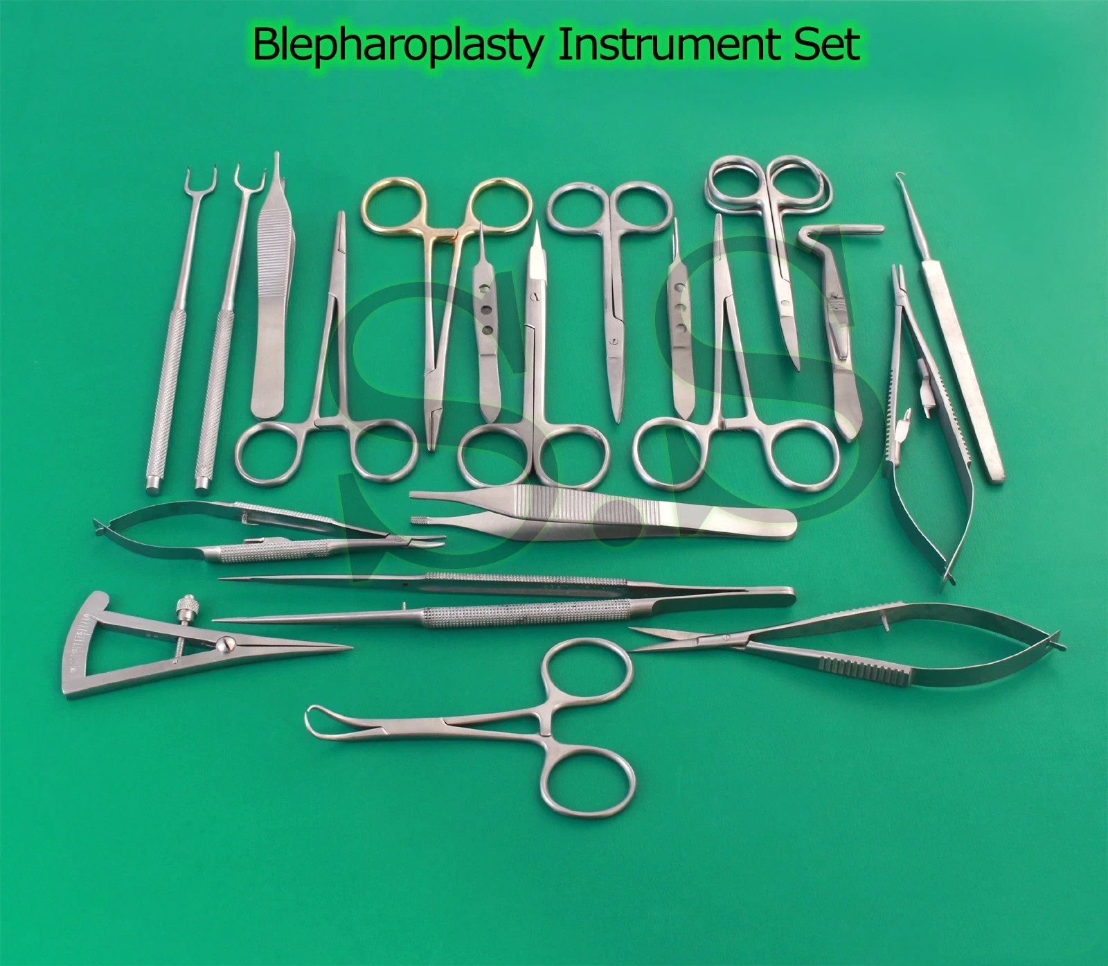 24 Pcs Blepharoplasty Surgical Instrument Set