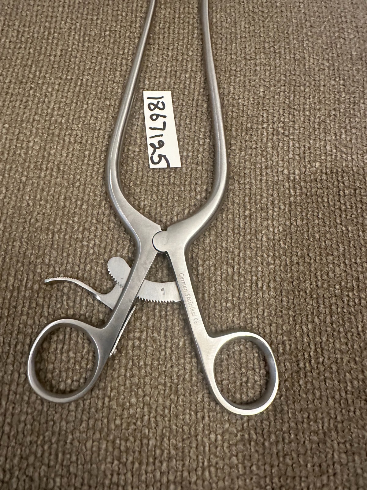 SET OF 2 PCS ORTHOPEDIC WEITLANER RETRACTOR 10″ SHARP & BLUNT 3X4 TEETH