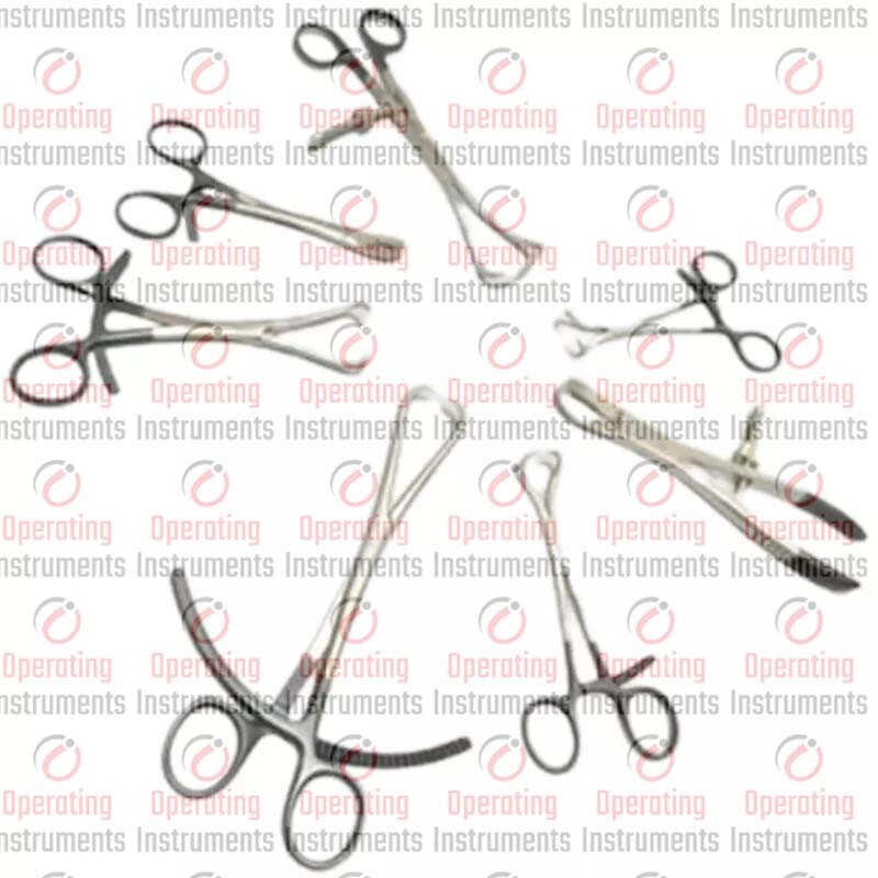 Orthopedics Bone Reduction Forceps Set 7 Pcs Bone Holders Orthopedics Surgery