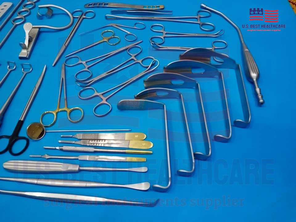 Tonsillectomy Adenoidectomy Set 27 Pcs Reusable ENT Surgical Instruments A+ Qual