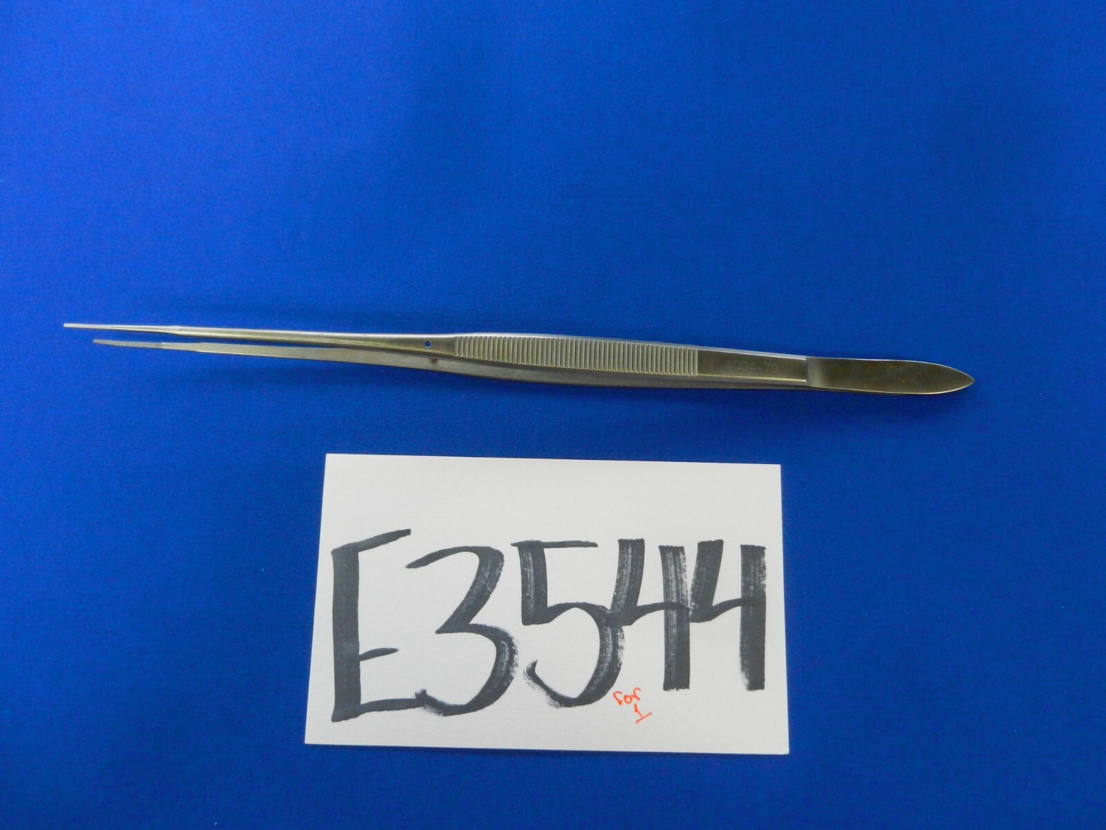E3544 Scanlan 4004-79 Gerald 1.0mm Cross Serrated Forceps
