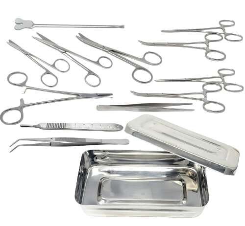 BASIC minor surgical kit surgical instruments set of 13 pcs
