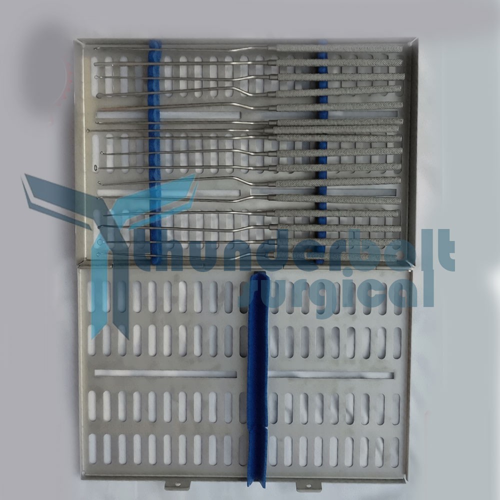 Transsphenoidal Pituitary Instrument 16 PCs Set + box Stainless Steel