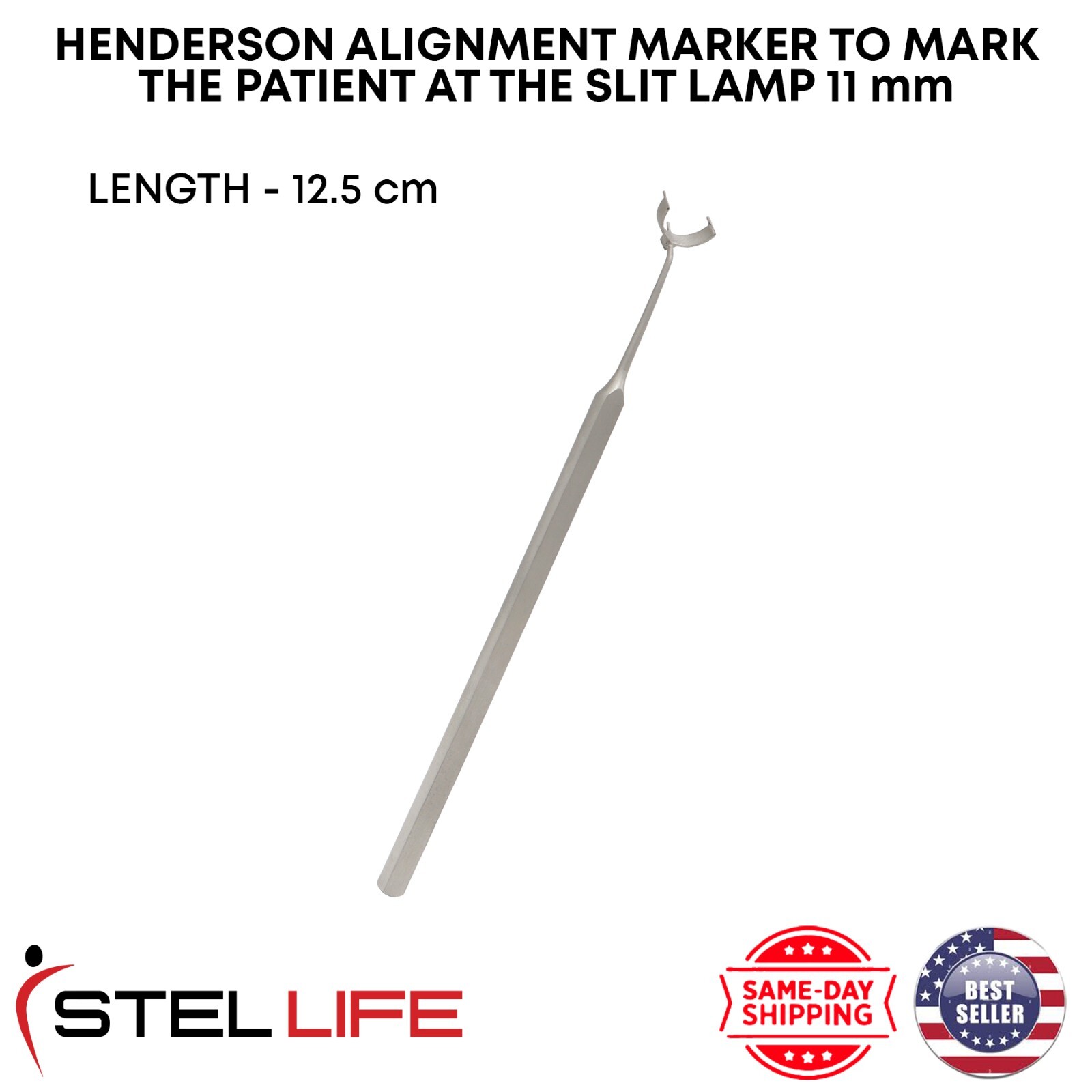 Henderson Corneal Alignment Marker 12.5cm Ophthalmic Eye Mark Microsurgery Tools