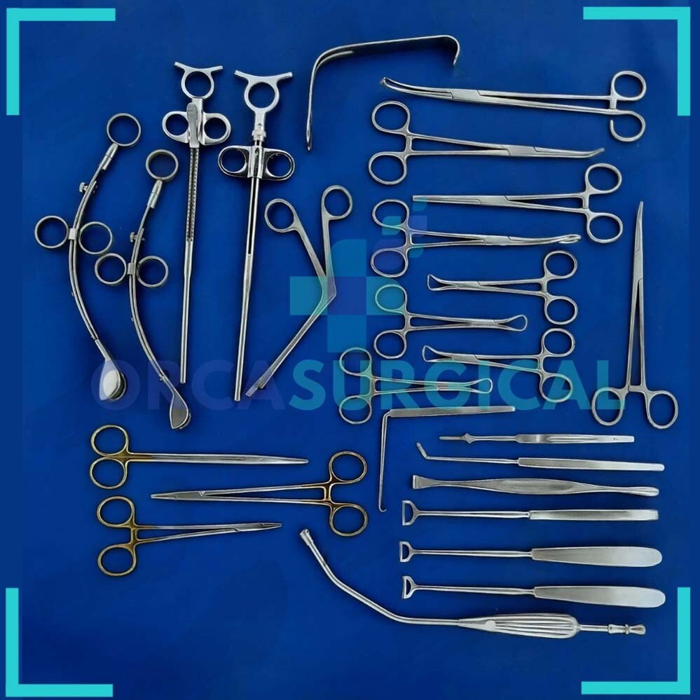 Tonsillectomy And Adenoidectomy Set Surgical Instruments With Box