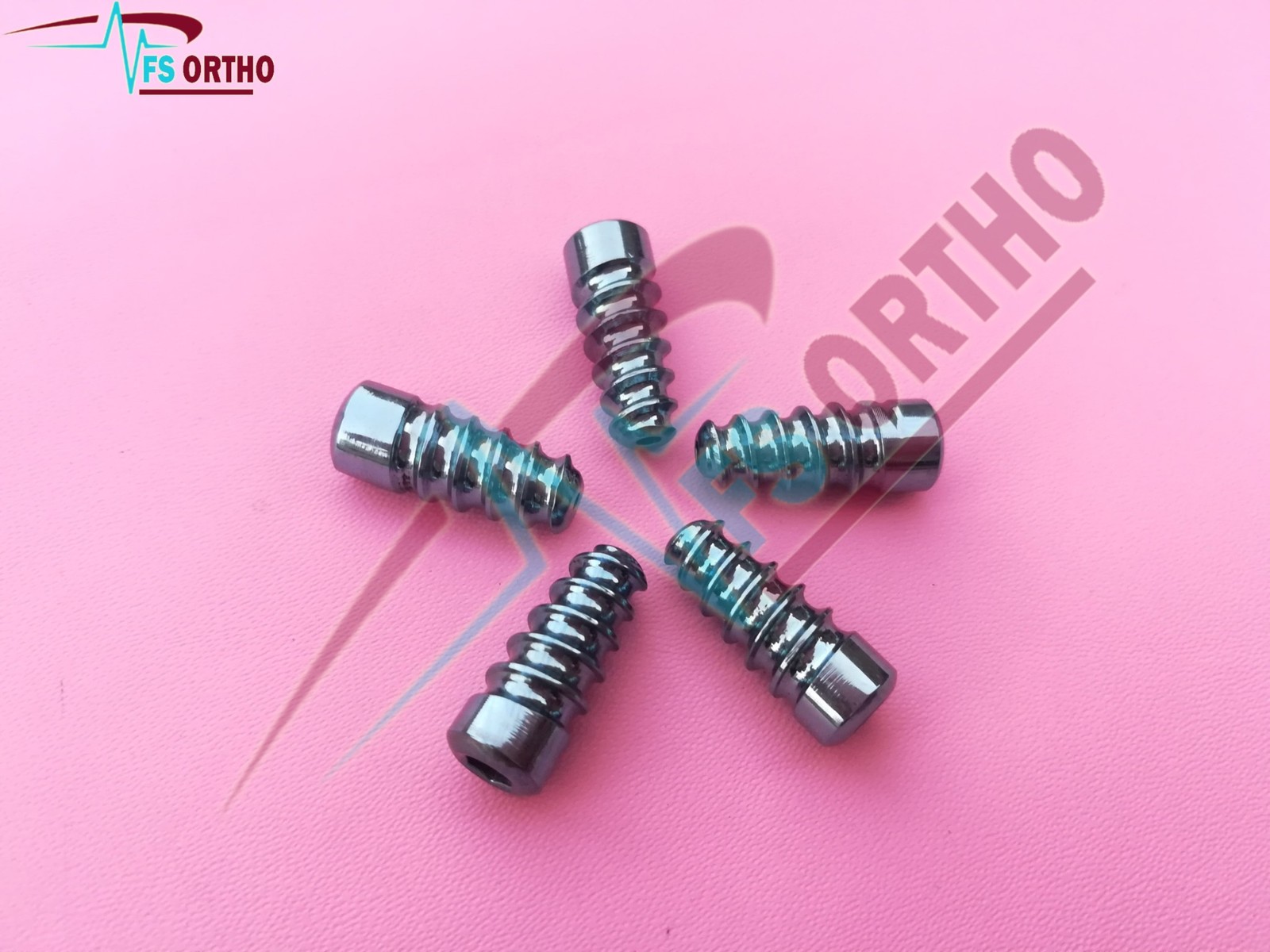 Interference-ACL Screws Dia: 10mm (Length 20 to 35mm) , 51Pcs (Titanium grade 5)