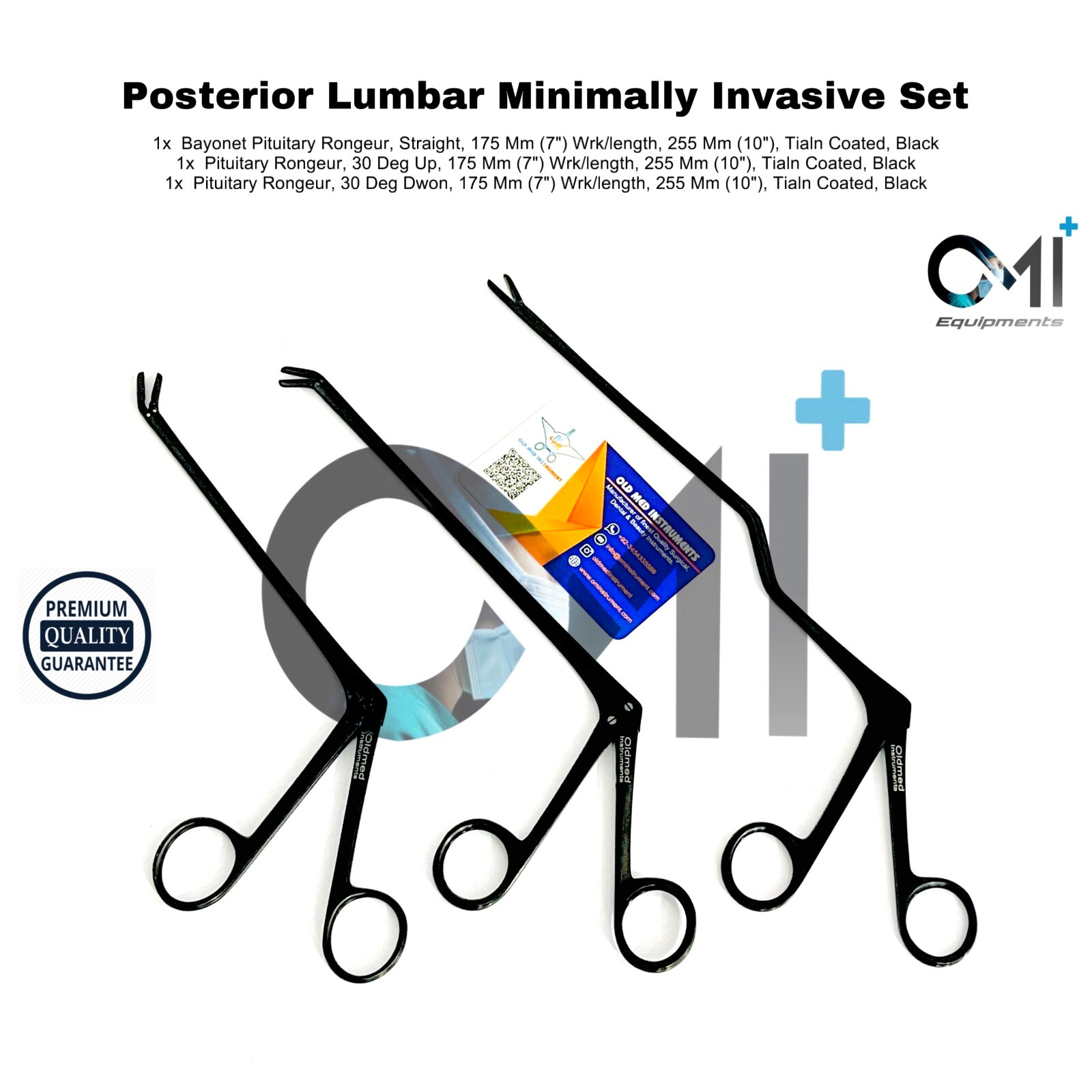 Posterior Lumbar Minimally Invasive Set, of 10 PCs Spine Orthopedic Instruments