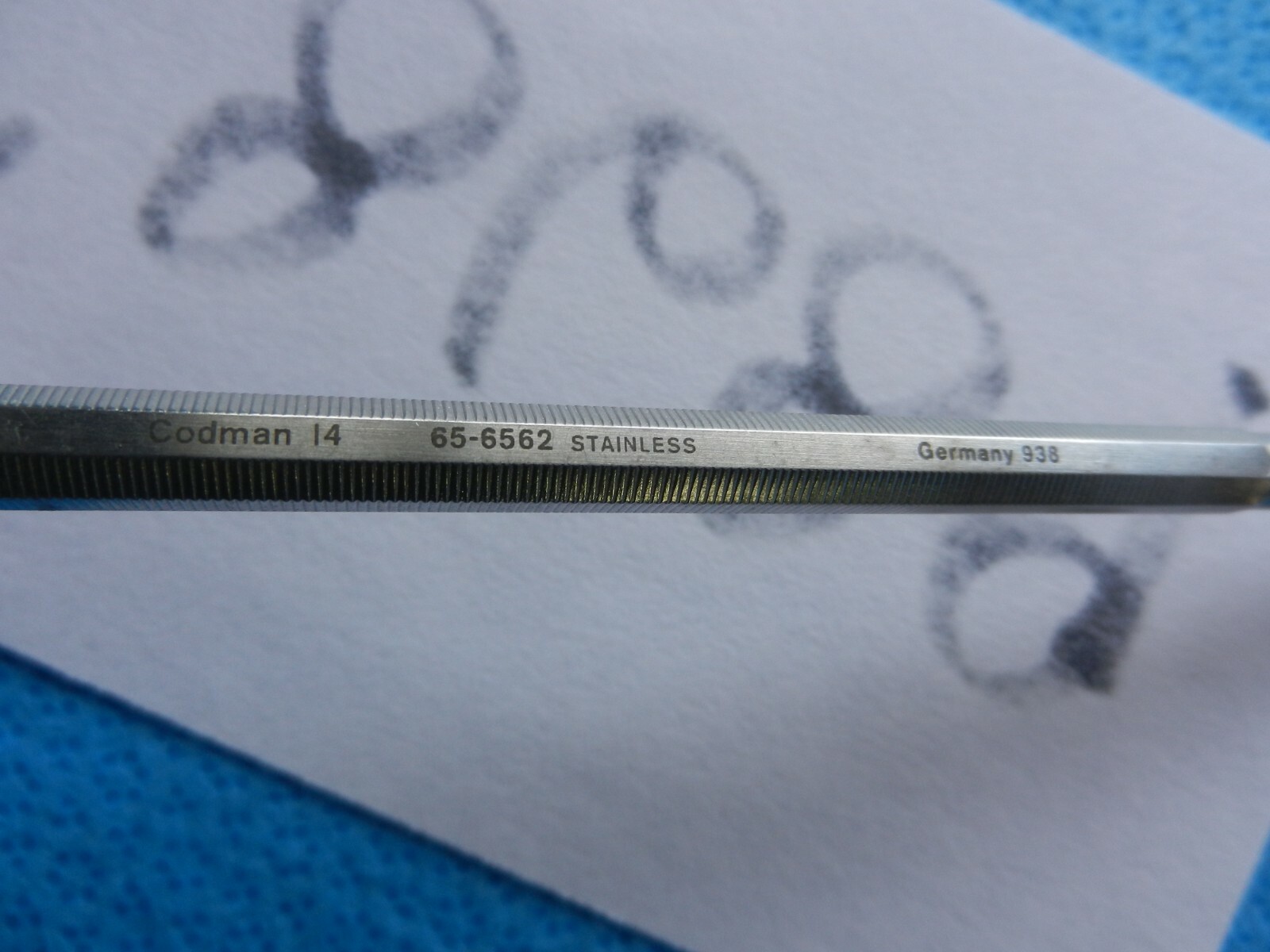 Codman Surgical ENT Double Ended Ballenger Septum Elevator 65-6562