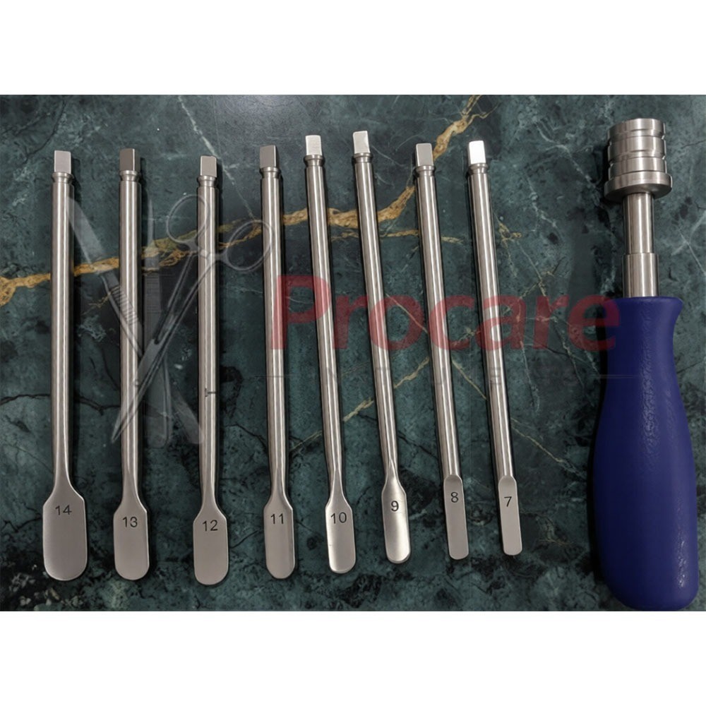Spine Disc Distractor With Coupling Handle 7mm to 14mm Surgery Surgical Instrume