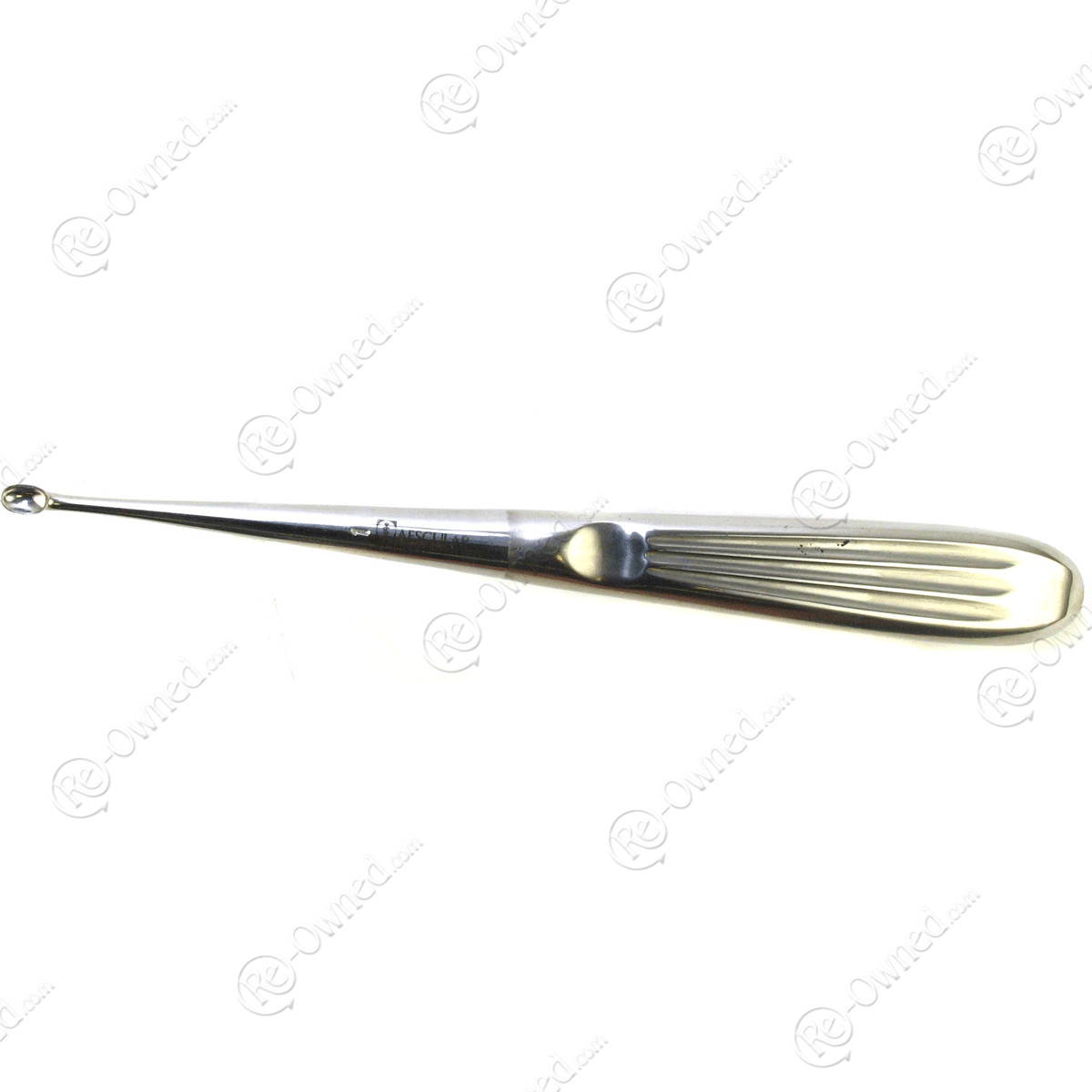 Aesculap Brun Bone Curette Size 1 4.7mm Cup 6-1/2in Length X:AU6603