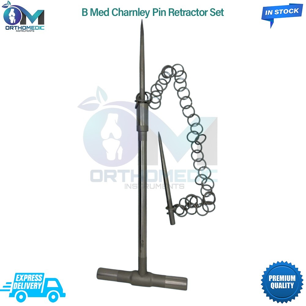 B Med Charnley Pin Retractor Set Orthopedic Surgical Instruments