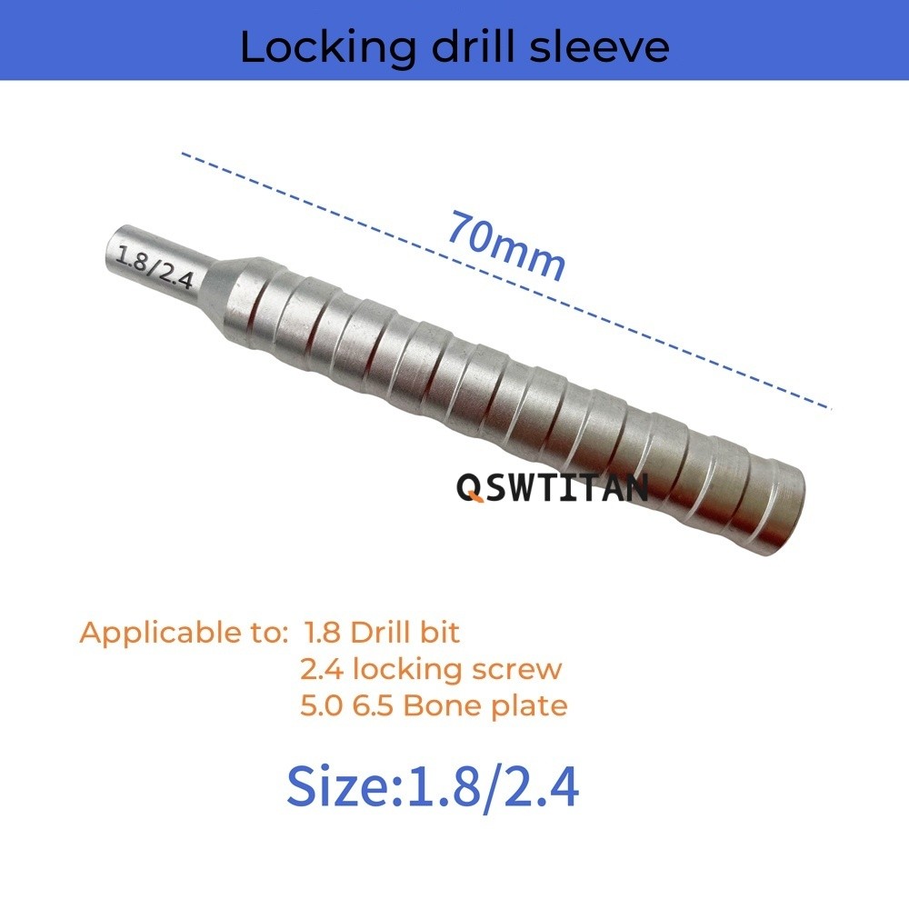 Stainless Steel Drill Bits Guider Autoclaveable Drill Sleeve Orthopedics