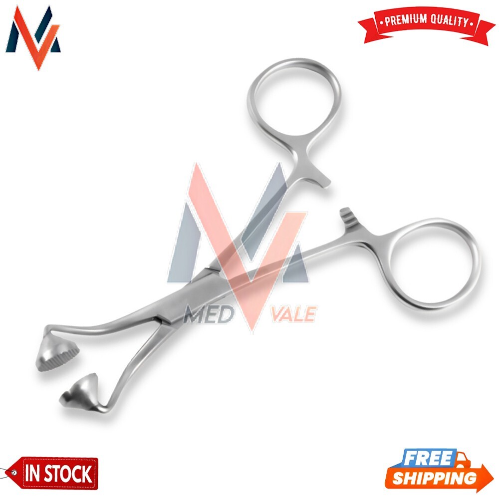 Hoff Towel Clamp Forceps 4″ Stainless Steel German Grade 10 Pcs Set