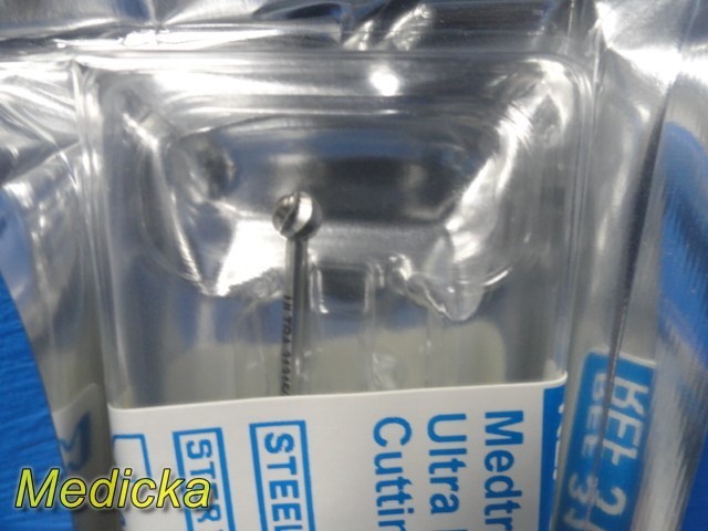 15x Medtronic 31315059U Xomed ENT Steel Cutting Burs, Ultra Round, Medium~ 37400